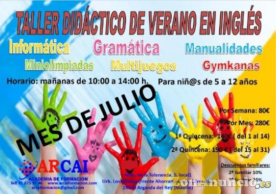 TALLER DIDÁCTICO EN INGLÉS